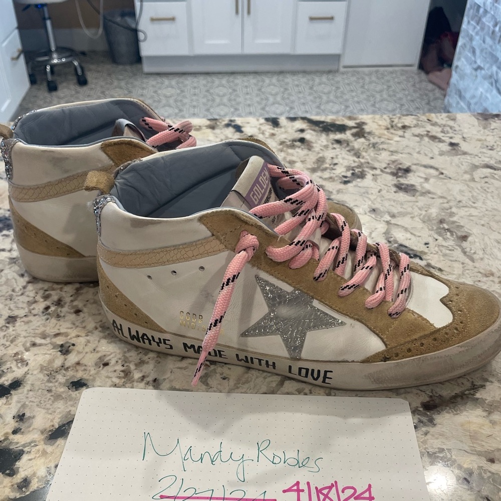 Golden Goose midstars neutral color size 39